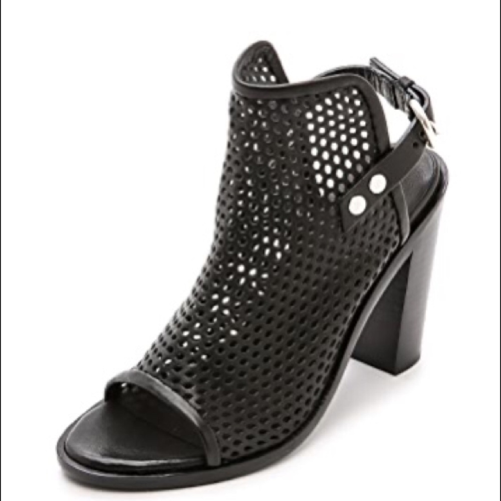 $495 Rag and Bone leather perforated sandals US8.5